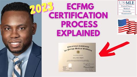 Ecfmg Certification 2023